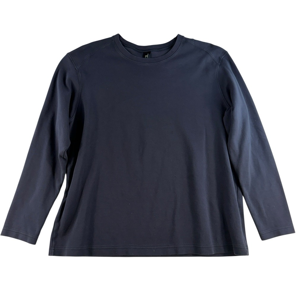 Peruvian Connection Mens XXL Long Sleeve Shirt Pima Cotton Crew Neck Sustainable